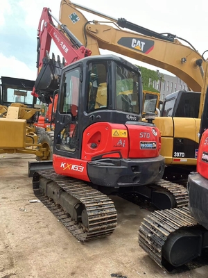 状態は良好です 3トンの稼働重量を持つ古着掘削機 Kubota KX163-5