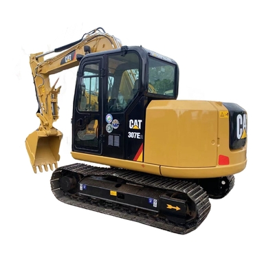 良い状態で使用されたカターピラー掘削機 CAT 307E2 日本エンジンのホイール掘削機