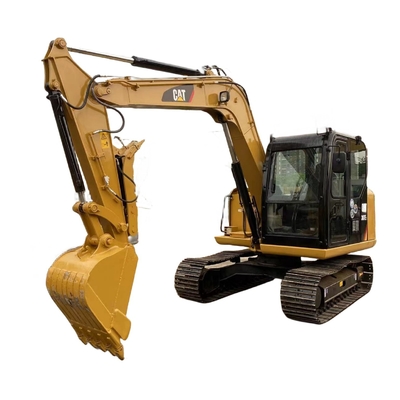 良い状態で使用されたカターピラー掘削機 CAT 307E2 日本エンジンのホイール掘削機