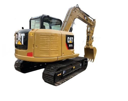 良い状態で使用されたカターピラー掘削機 CAT 307E2 日本エンジンのホイール掘削機