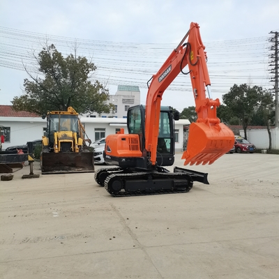 Doosan Dx60 ミニ掘削機 オリジナルカラーと他の水力ポンプの古用掘削機