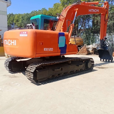 1200KGの機械重量で使用された Hitachi EX120 クローラー掘削機