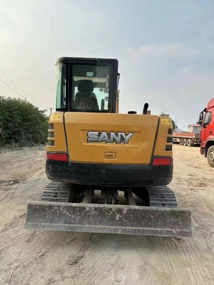 5トンのクローラー掘削機 Sany SY55 オリジナルペイント 水力中型掘削機