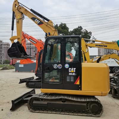 CAT305 中古掘削機 5t クローラー掘削機 その他の水力シリンダーとバケツ付き