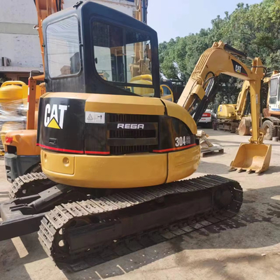 液体クローラー掘削機 使用済み Cat 304SR 掘削機 移動型