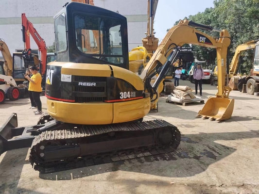 液体クローラー掘削機 使用済み Cat 304SR 掘削機 移動型