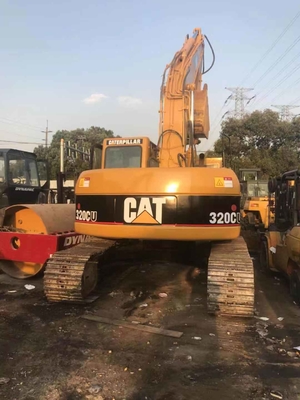 Caterpillar バイト時間も短くて 0.8m3 のバケツ容量で 320CU の古用掘削機