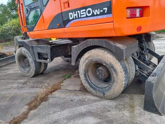 高効率のドーサン DH150W-7 日本エンジン付き古用トラクター掘削機