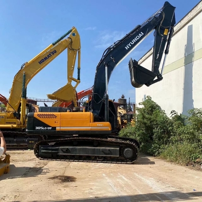 中古ハインダイ 305lc-9t エグババター 液圧ポンプとHINOエンジン
