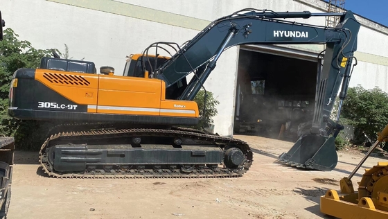 中古ハインダイ 305lc-9t エグババター 液圧ポンプとHINOエンジン