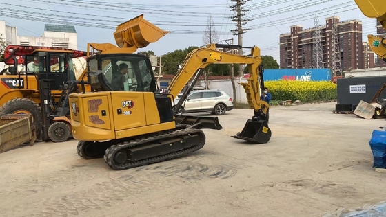 日本USD Digger CAT 306E リユアン水力ポンプ付きの中古ミニ掘削機