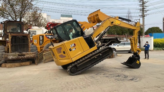 日本USD Digger CAT 306E リユアン水力ポンプ付きの中古ミニ掘削機