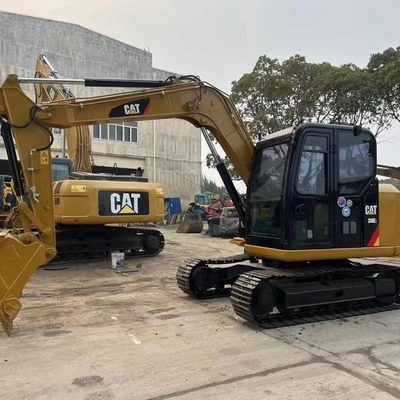 元の色でよく維持された古着キャターピラー CAT 308E 掘削機