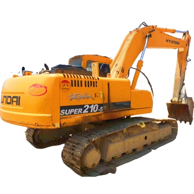 20トンのハインダイ210-5掘削機 ハインダイエンジンの二手クローラー掘削機