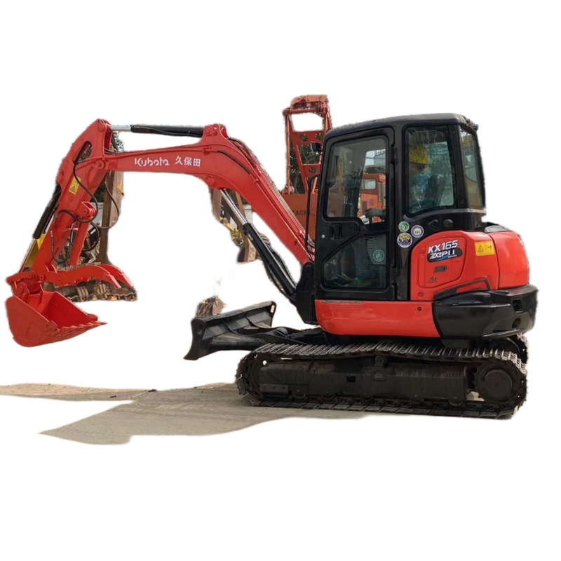 クローラー掘削機 上海で古着の日本6TクボタKX165-5 エンジン