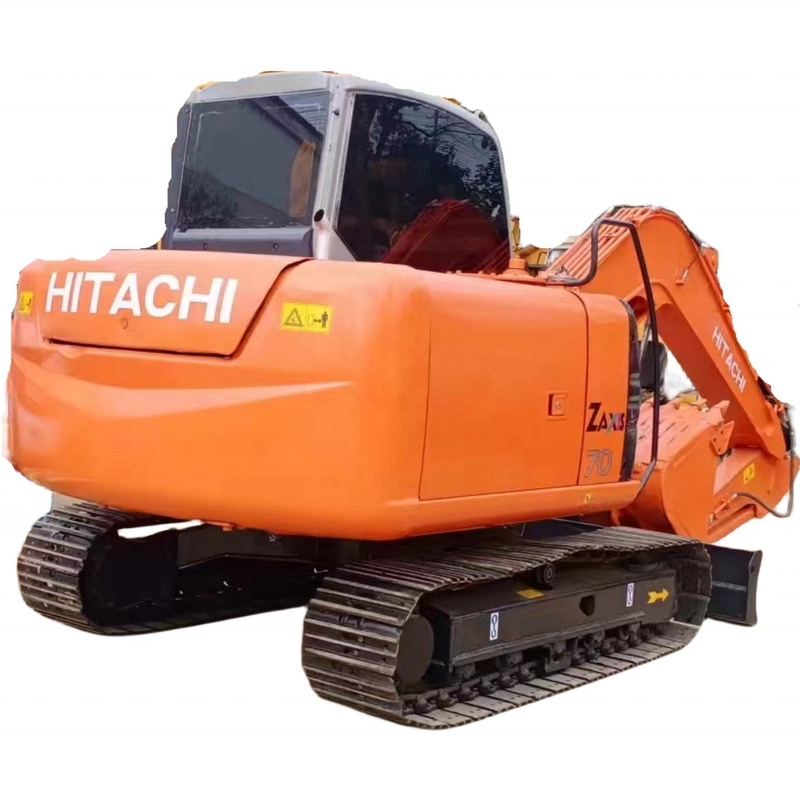 日本製のヒタチZX70 中古掘削機,HINOエンジンとLiyuan水力シリンダー