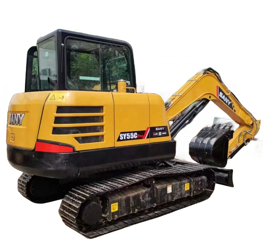 原装ペイント SANY 55C エーピエエンジンと 0.35m3 バケット容量