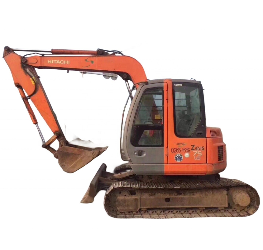 日本原装7T掘削機 ヒタチ zx75us zaxis75us EPAエンジン付き クローラー・ディガー