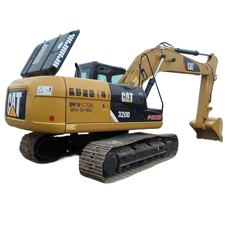 20トンのEPAエンジンとオリジナルペイントのCAT 320D古着掘削機