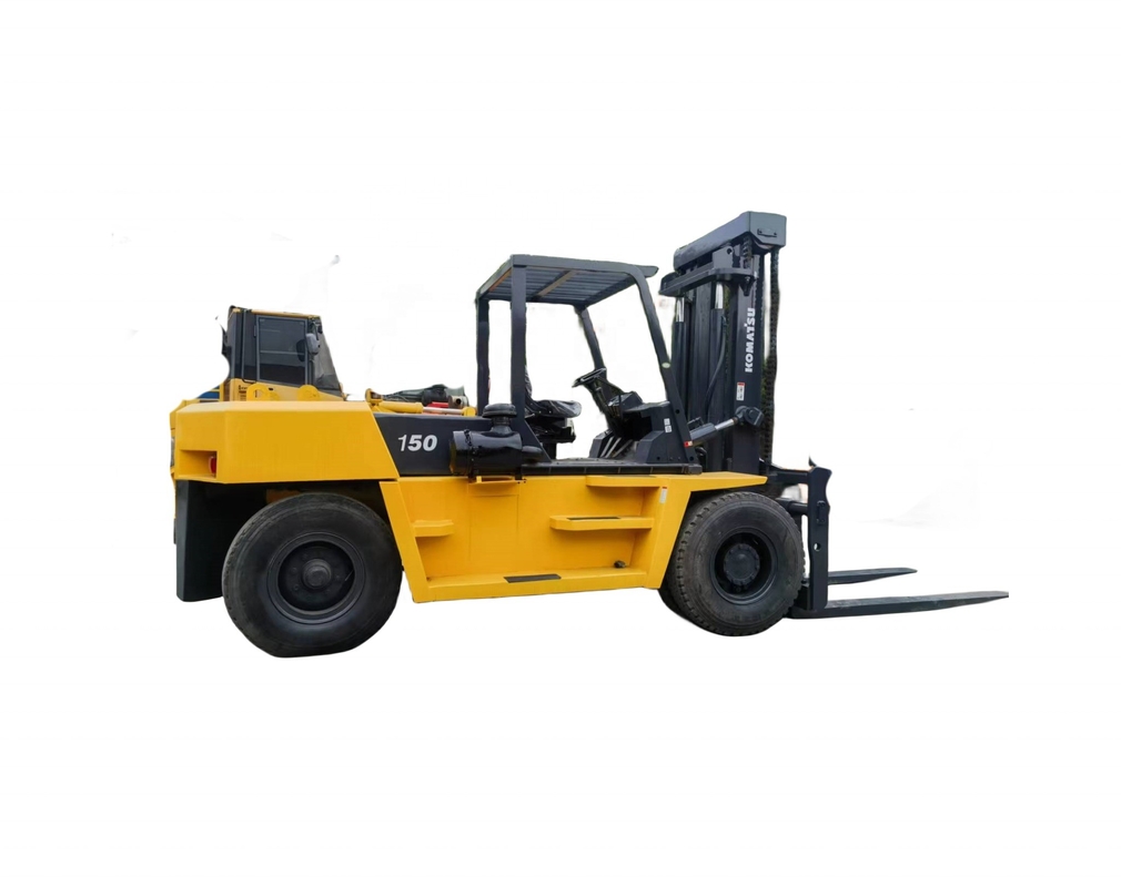 日本 オリジナル コマツー FD150 15トンのフォークリフト 1200mmフォーク長さの良好な状態