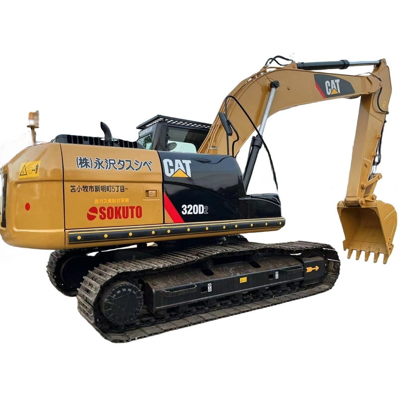 20トンの稼働重量 日本用ディーゼル掘削機320D2 オリジナルエンジンを最大限搭載