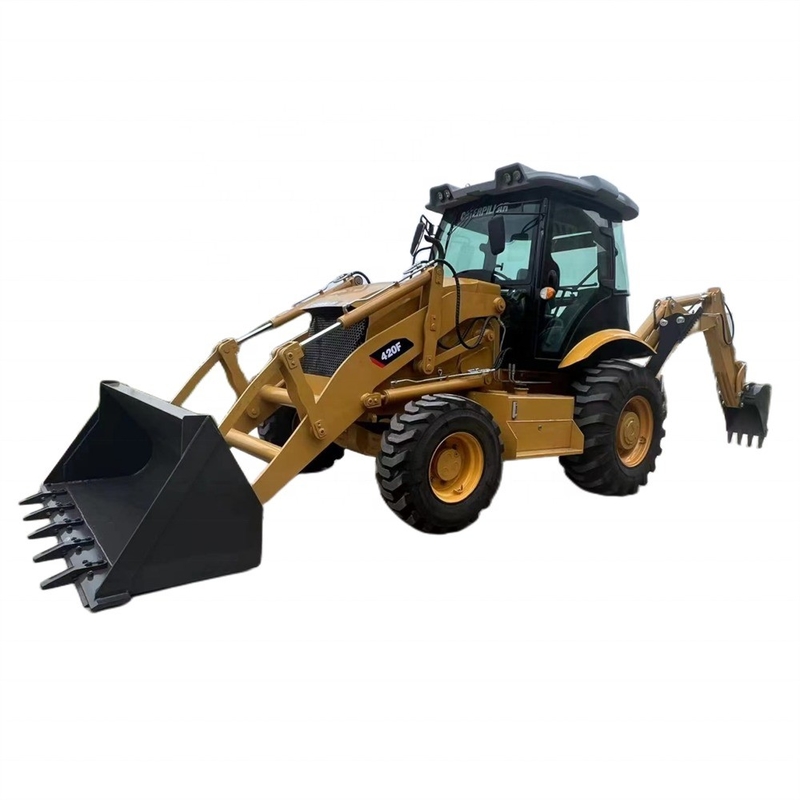 中古 オリジナル 日本 バックホー ローダー 中古 キャタピラー CAT 420F 重作業用