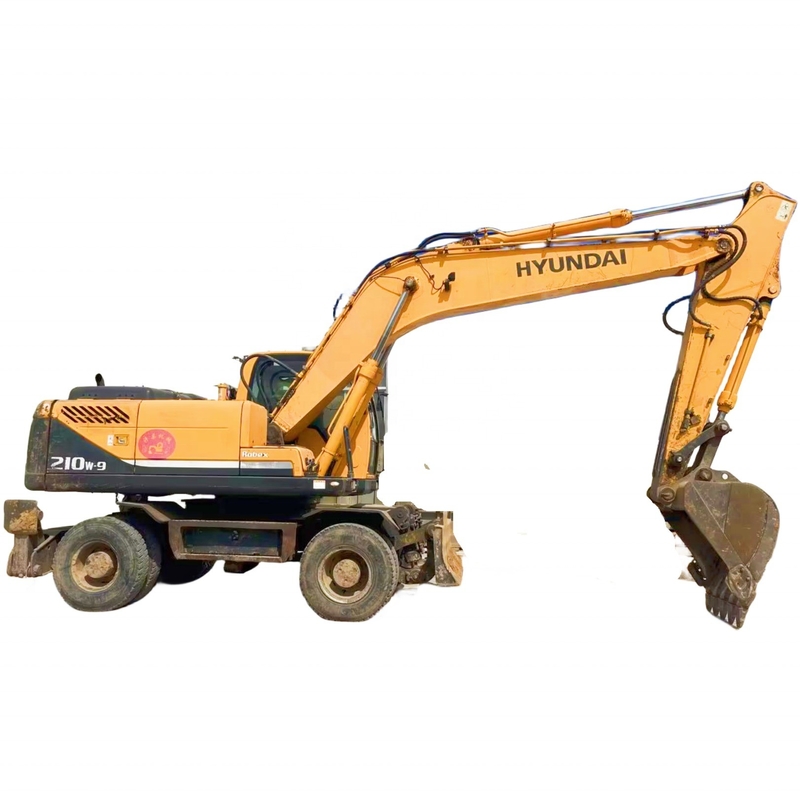 オリジナルペイント ハインダイ 210W-9 掘削機 21000 kg マシン重量 リユアン水力ポンプ