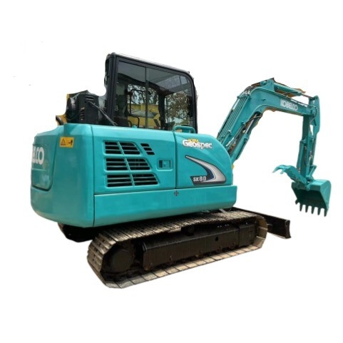 使用済み KOBELCO SK60 ミニ掘削機 低労働時間とパーカー水力シリンダー