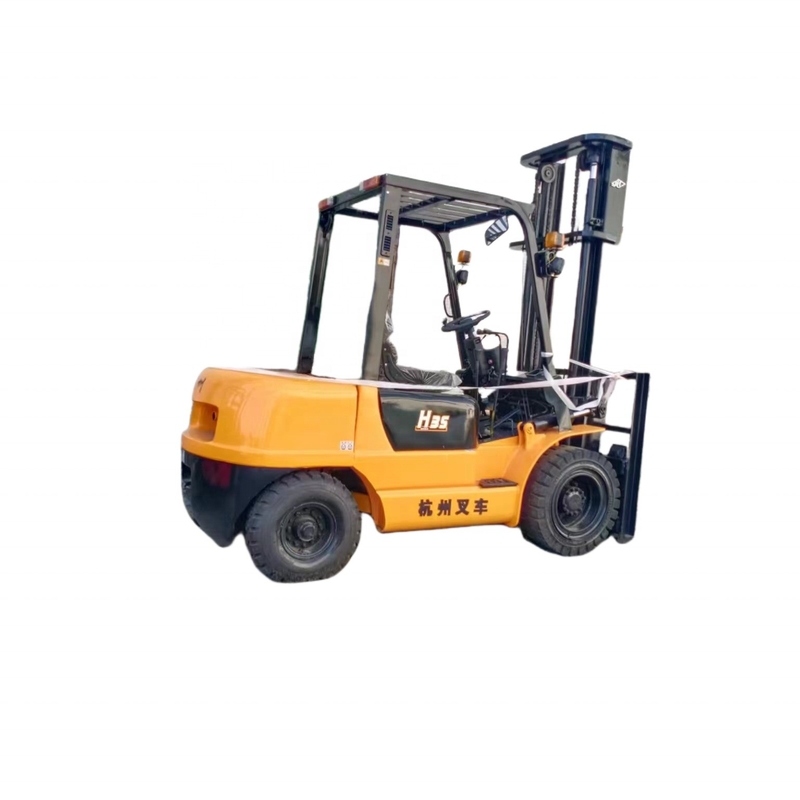 良い状態 HANGCHA H35 3.5トン ディーゼルパワーパレットリフティングトラック 1100mm フォーク幅