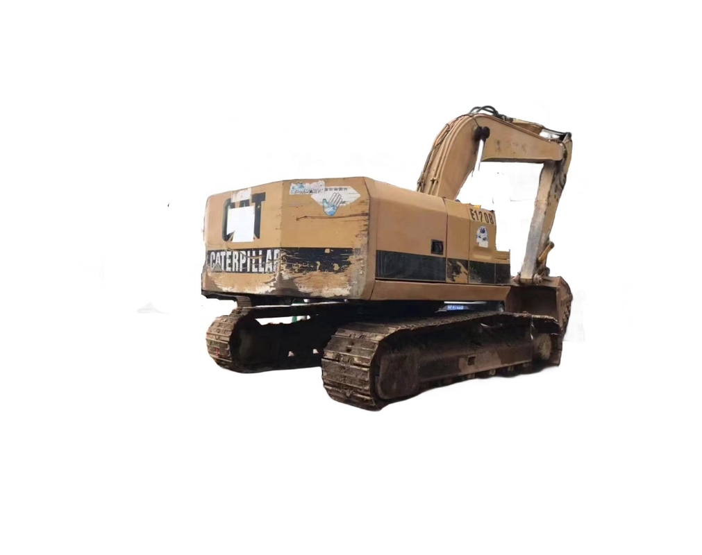 CAT E120B 二手掘削機 液圧バルブ付き掘削機 CAT 黄色黒色