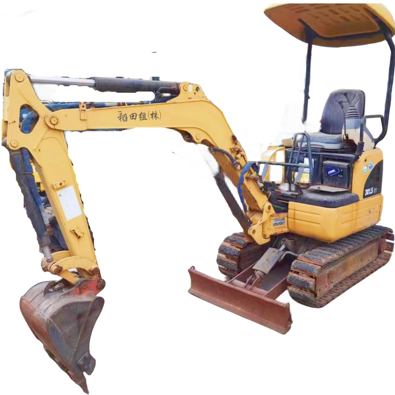 CAT301.5CR ミニ掘削機 2022年 低作業時間と9.8rpm回転速度