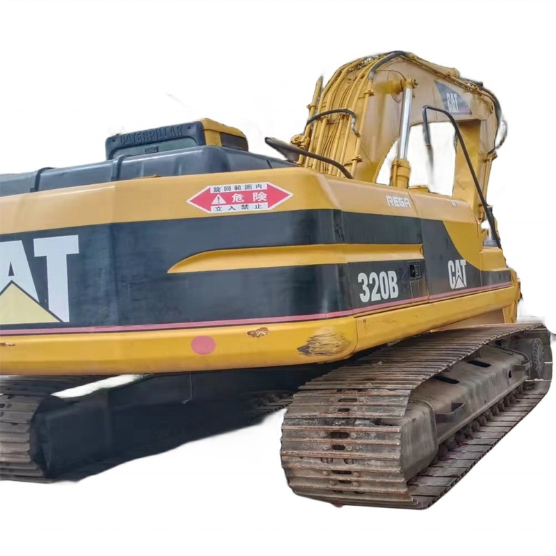 中古キャット320B 掘削機 カタピラー 元の色で土を移動する機械
