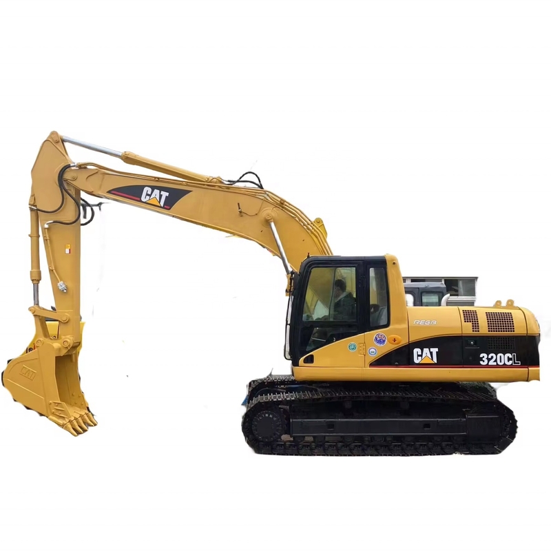 90% 水力シリンダー ハインダイ 中古 CAT320CL 掘削機 重荷 30 トン クローラー 掘削機