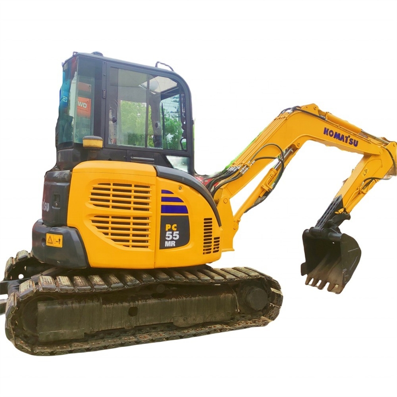 原始日本エンジンと他の水力ポンプ付きのKOMATSU PC55MRクローラー掘削機