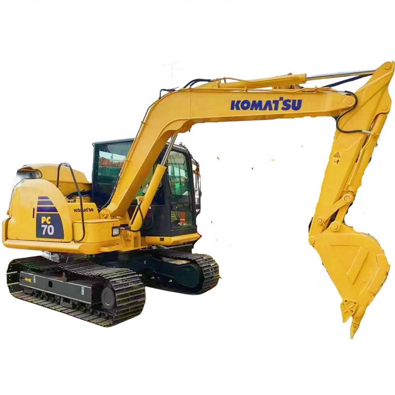 日本製 コマツシ 中古掘削機 7トン コマツシ PC70 掘削機 重量 7000 kg