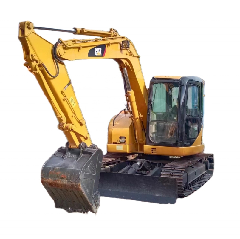 CAT 308C 掘削機 8000 kg の機械重量のための二手水力工事掘削機