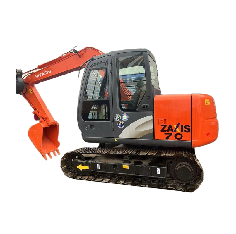 良い状態 HITACHI ZX70 掘削機 低時間 液体クローラー掘削機 ストック