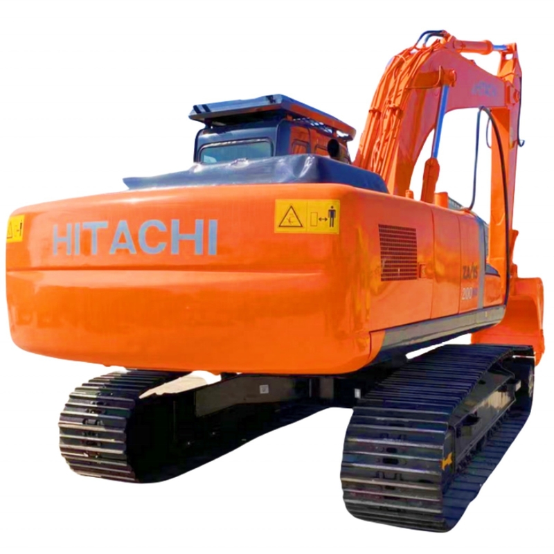 中古 クローバー 掘削機 HITACHI ZX200 素晴らしい状態で 20トンの小さな掘削機