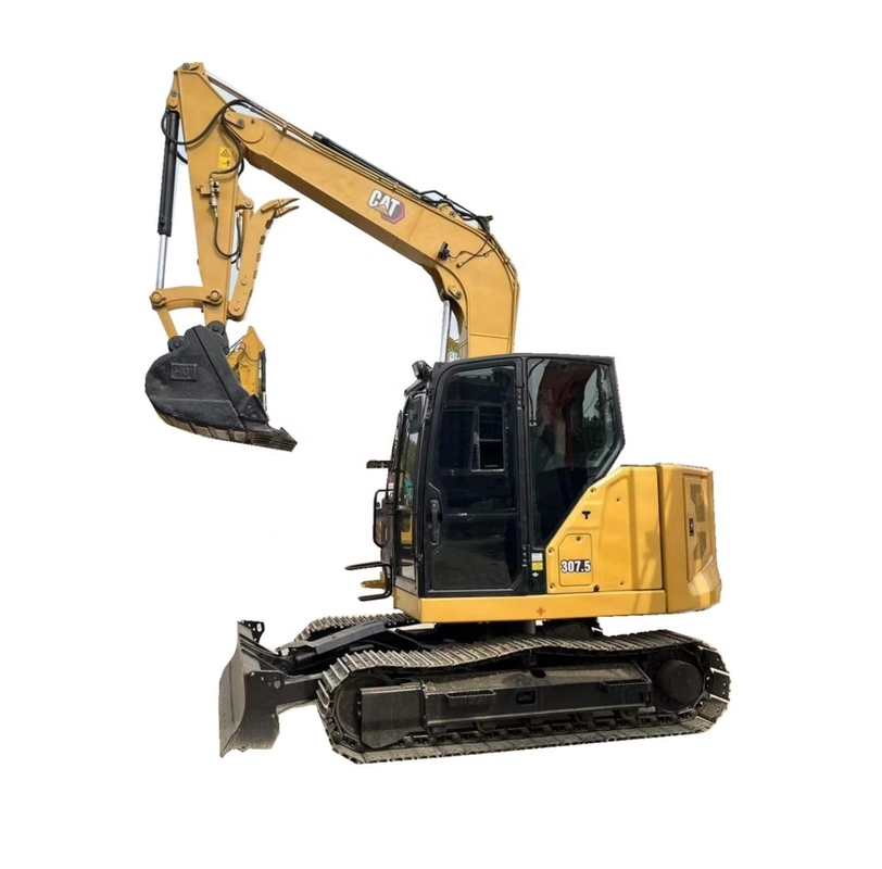 日本製 中古キャタピラー307.5 ミニ掘削機 低時 7500kg 機械重量