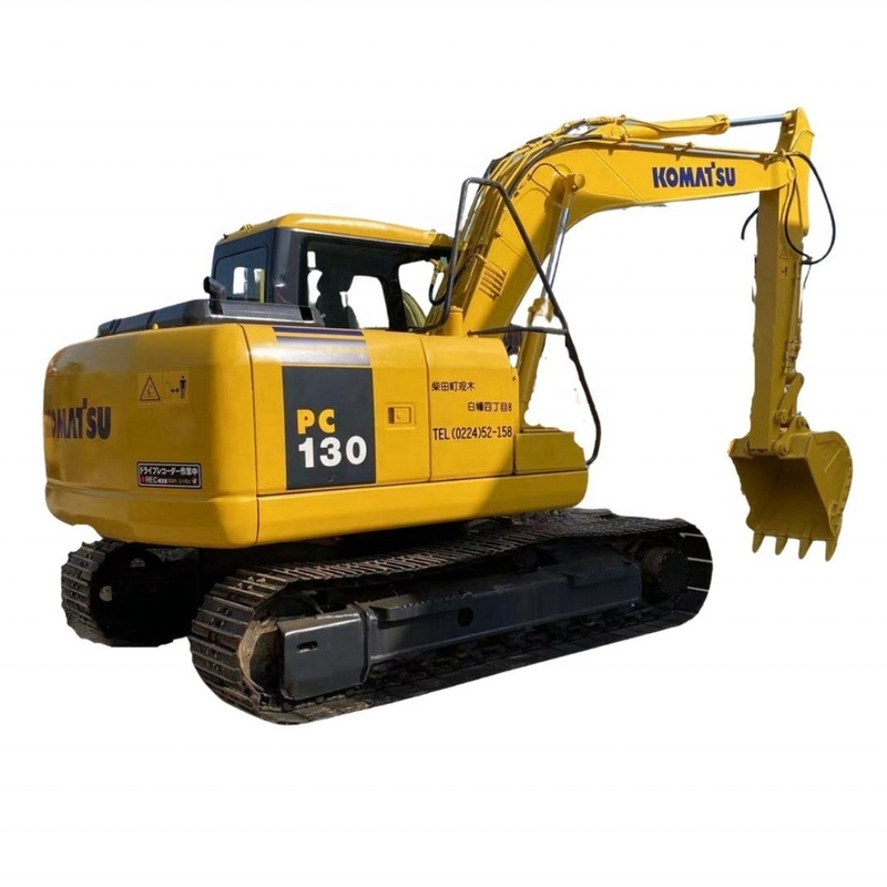 13トンの稼働重量 コマツー PC130 掘削機 日本から輸入
