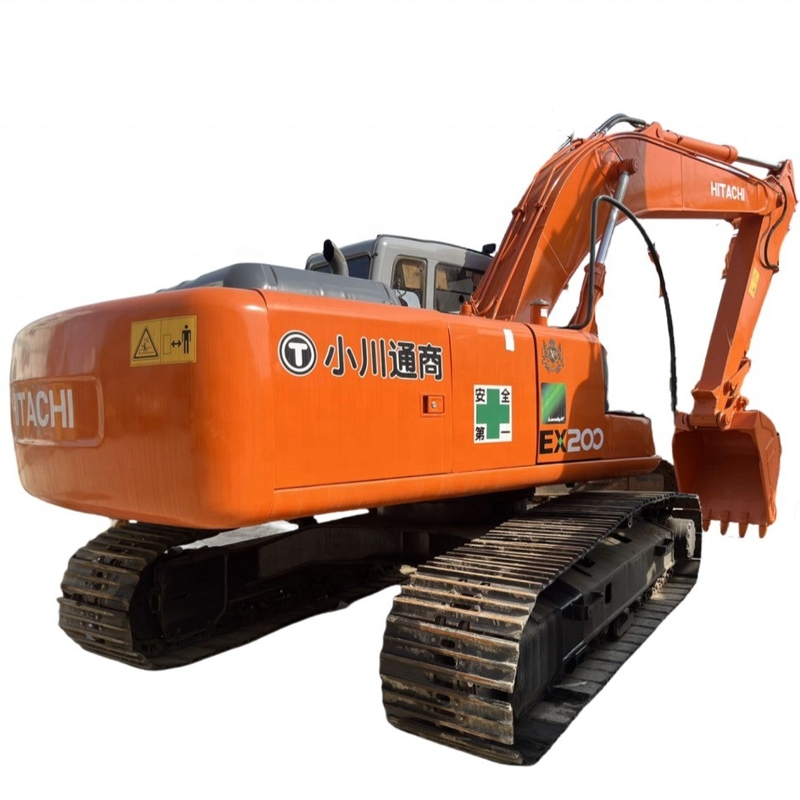 中古のHITACHI EX200 Zaxis 120-6 エグバレーター,ISUZU エンジンとビッカース液圧バルブ