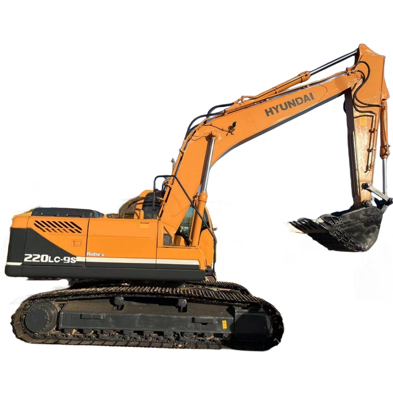 ハインダイ 220LC-9S クローラー 掘削機と プロジェクトのために良い状態の ストック