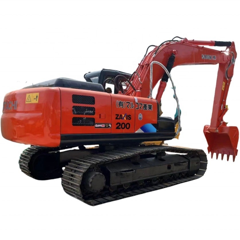 中古ヒタチ ZX200-3G クローラー掘削機 112kW 電力 0-2000 作業時間