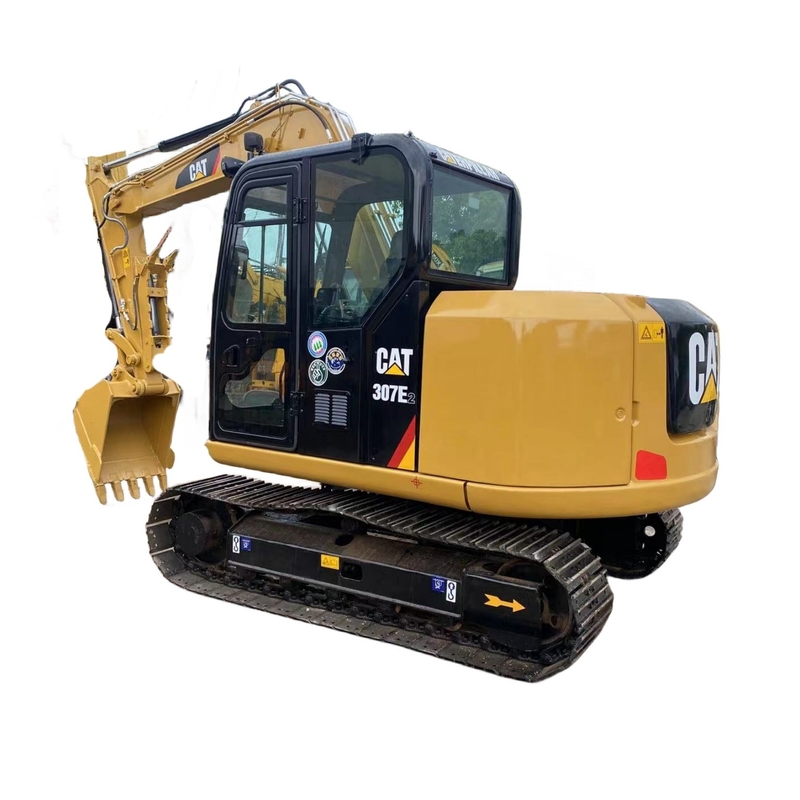 良い状態で使用されたカターピラー掘削機 CAT 307E2 日本エンジンのホイール掘削機