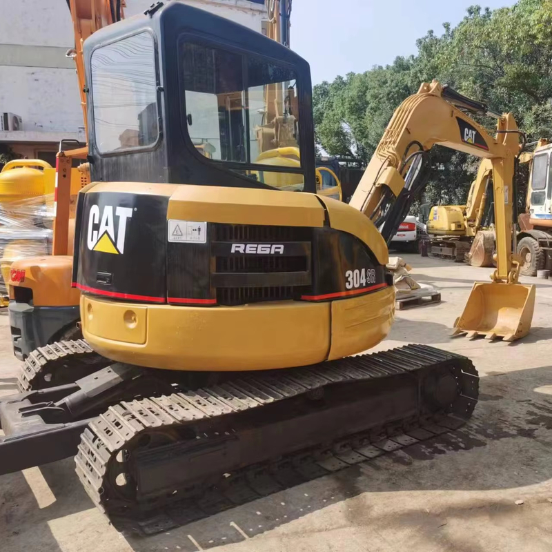 液体クローラー掘削機 使用済み Cat 304SR 掘削機 移動型